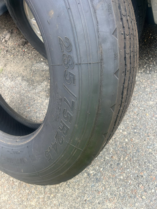 285/75/24.5 Recap Tractor Trailer Tire